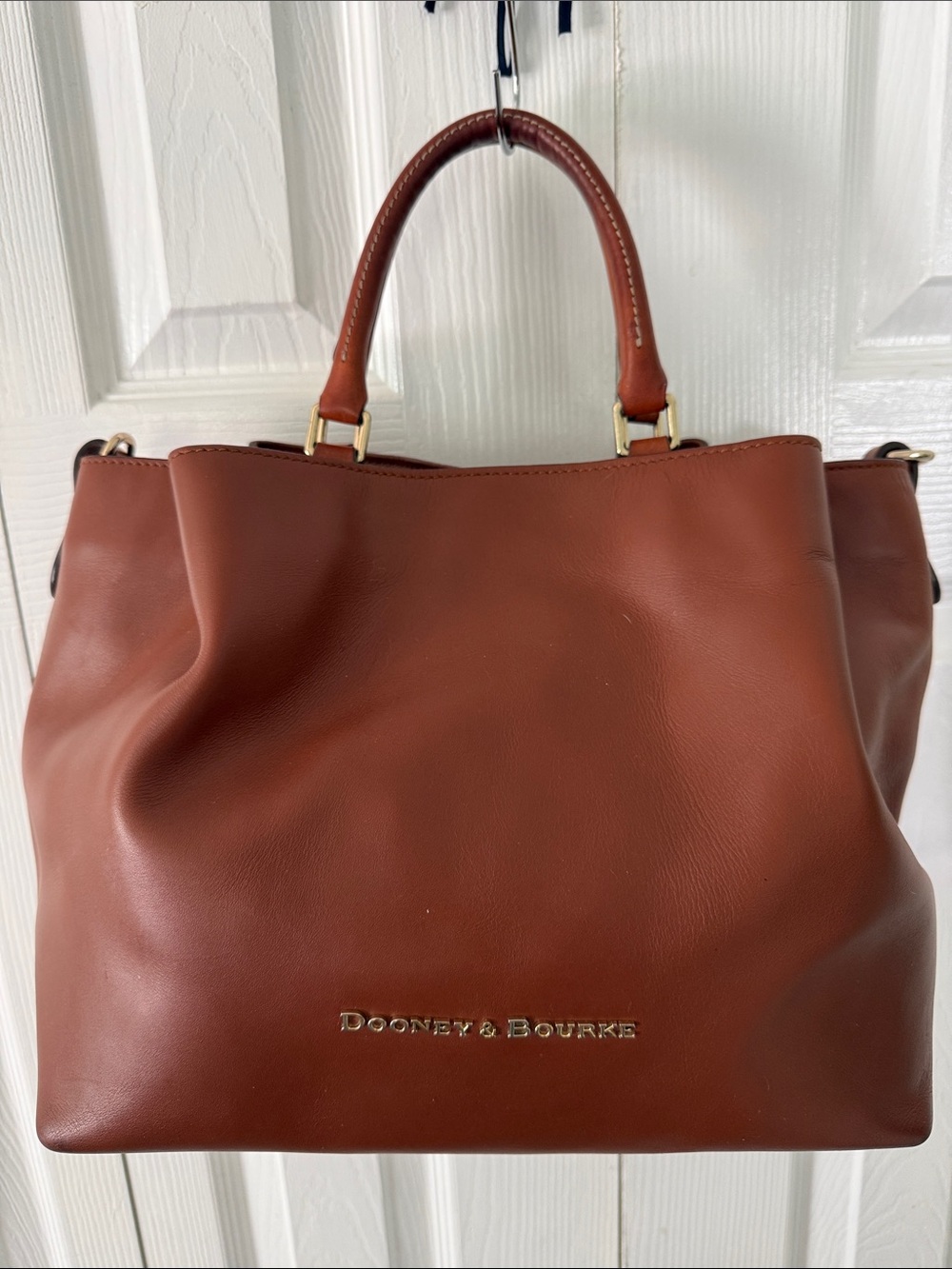 Dooney & Bourke Chestnut Brown City Barlow Large Bag